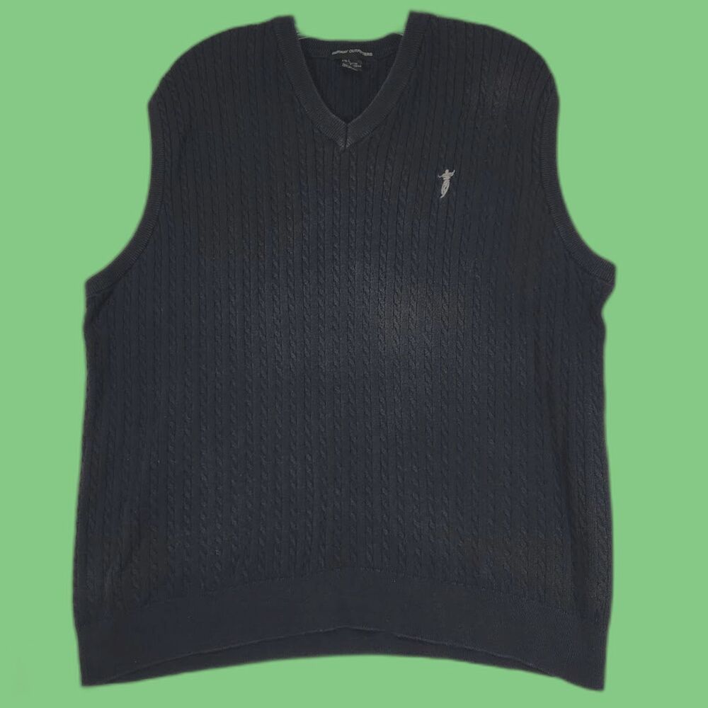 Fairway Outfitter Men's Golf Vest Black Size L